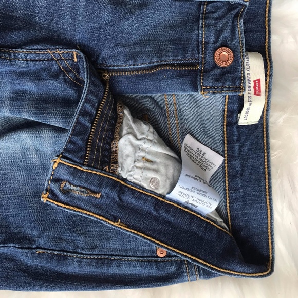 LEVI'S 512 Perfectly Slimming Bootcut Jeans size 8 - Picture 5 of 7